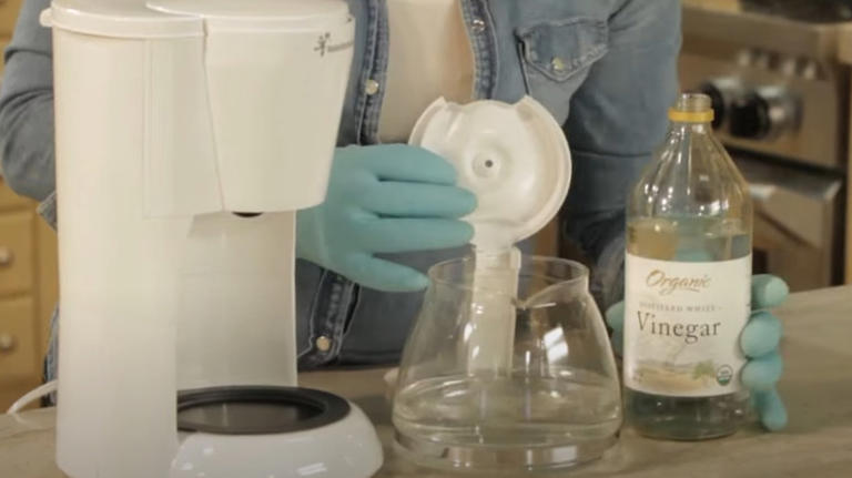 Cleaning a Coffee Maker