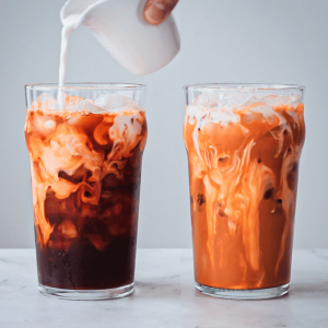 Add Ice and Milk
