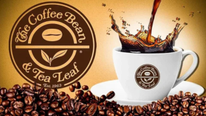 coffee bean and tea leaf