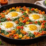 Sweet Potato Egg Hash