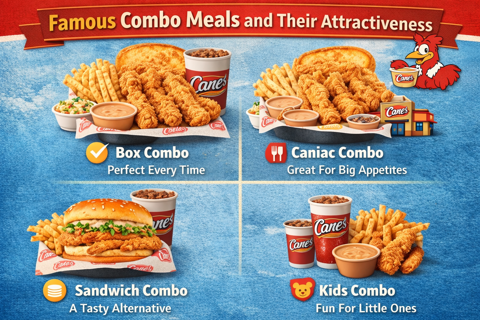 Famous Combo Meals and their attractiveness