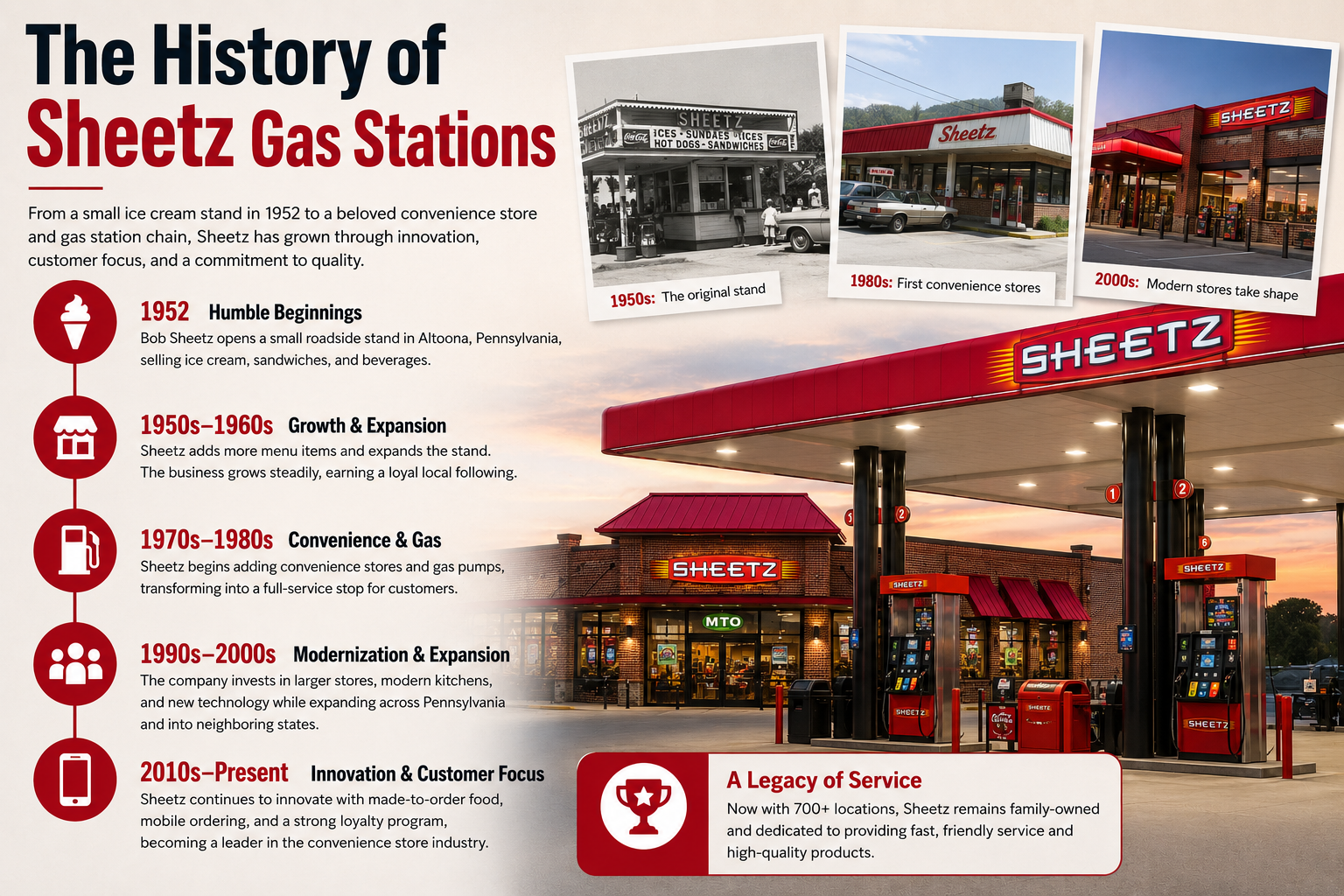 The History of Sheetz Gas Stations